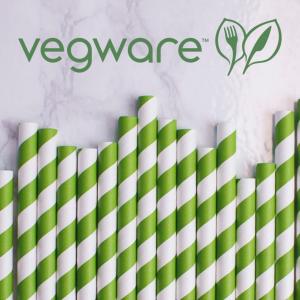 Vegware Compostable Paper Drinking Straws